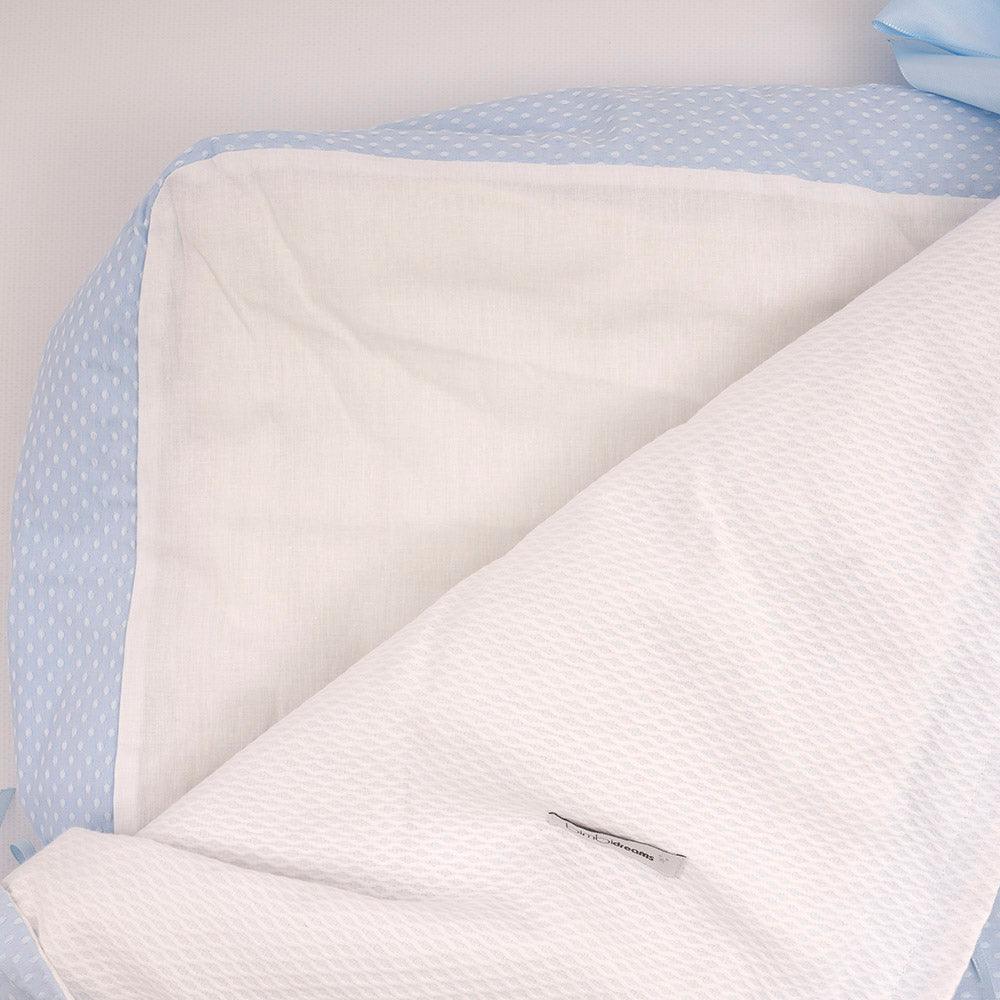 Colcha con saco capazo 3 usos Venecia Celeste Bimbi Class - Nanetes #